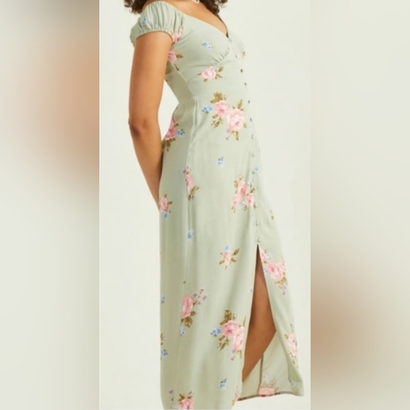 Altar'd State Dresses & Skirts - Altar'd State Green Sleeveless Sundress Sweetheart Neckline Small